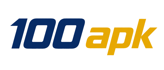 100 apk official logo mark